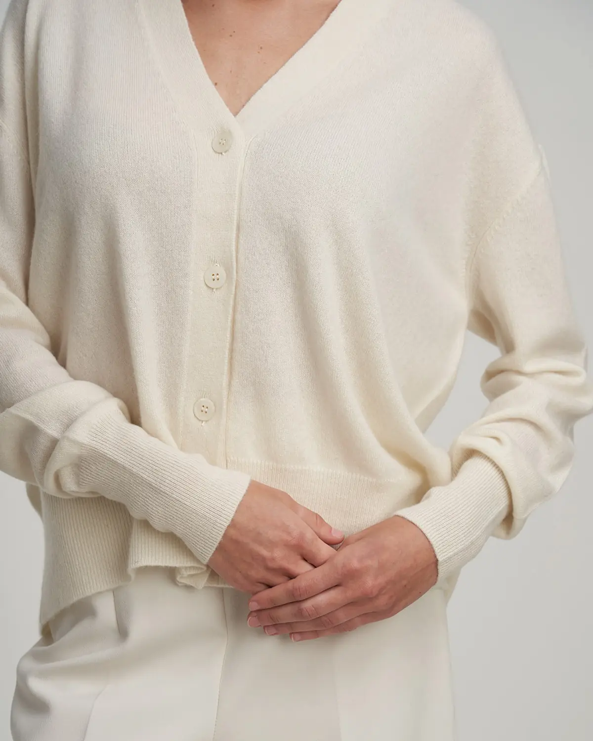 dmd.eu - VITTORIA - Panna dettaglio vittoria cardigan panna
