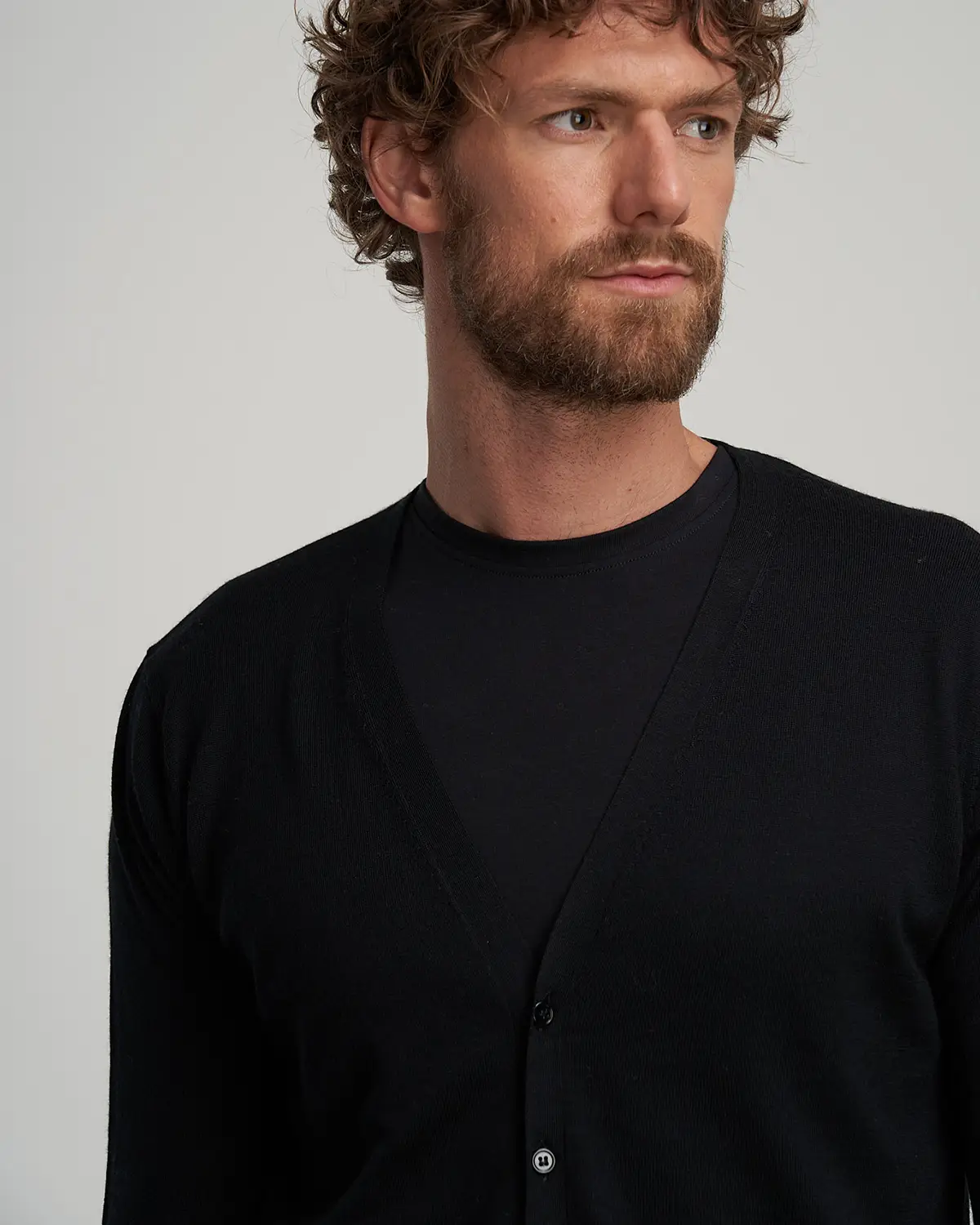 dmd.eu - LORENZO - Nero dettaglio lorenzo cardigan nero