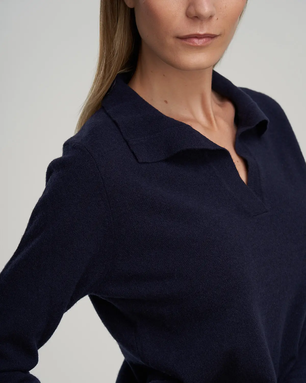 dmd.eu - AZZURRA - Blu dettaglio Azzurra polo blu